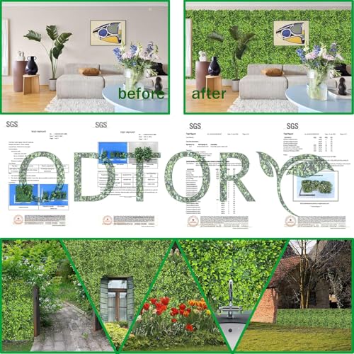 Artificial Ivy Privacy Fence Wall Screen 40x120 in UV-Anti Faux Greenery Backdrop U1001