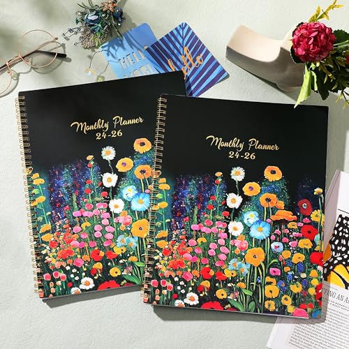 2024-2026 Monthly Planner 8.5" x 11" with Tabs and Back Pocket A102963