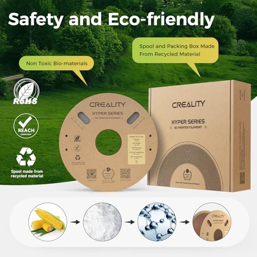 Creality PLA Plus Filament 1.75mm Rainbow Multicolor 1KG Spool O376011