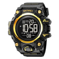 Gosasa Men's Large Face Digital Sports Watch - Waterproof Military Wrist Watch with Countdown Timer, LED Backlight, and Big Numbers- Perfect for Outdoor Activities & Sports