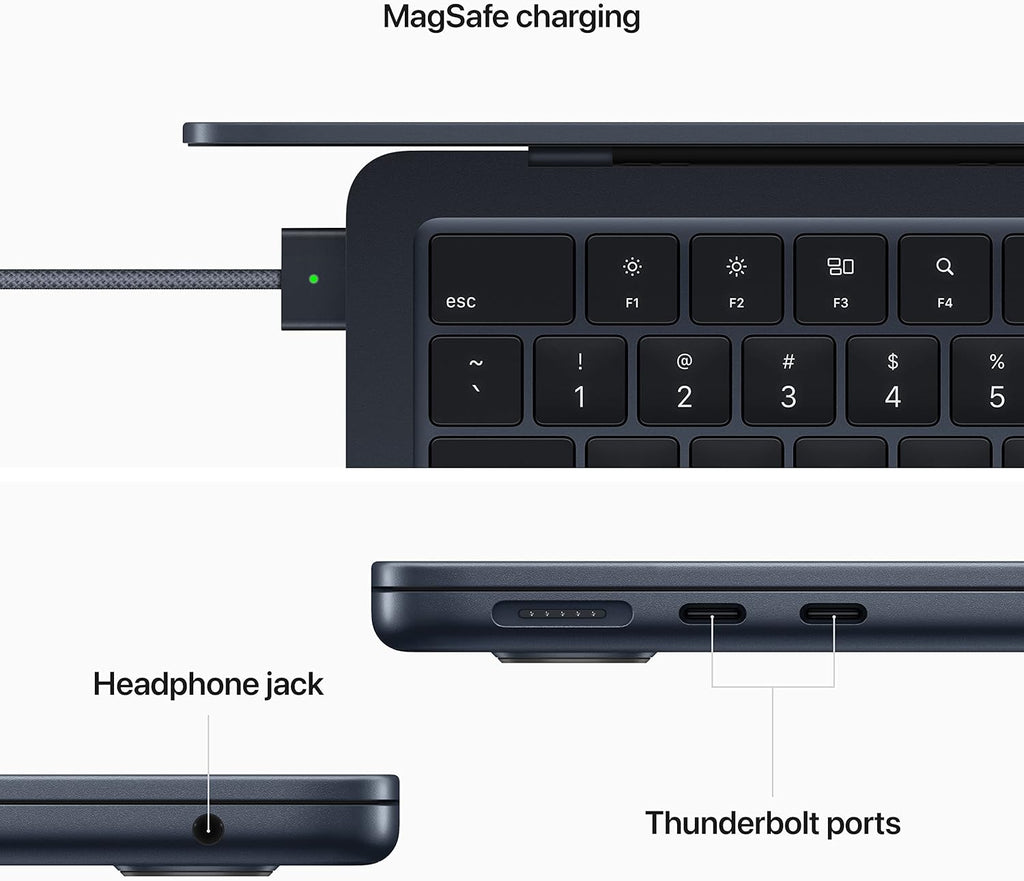Apple MacBook Air 13-inch M2 Chip 24GB RAM 1TB Midnight (Renewed) I84333