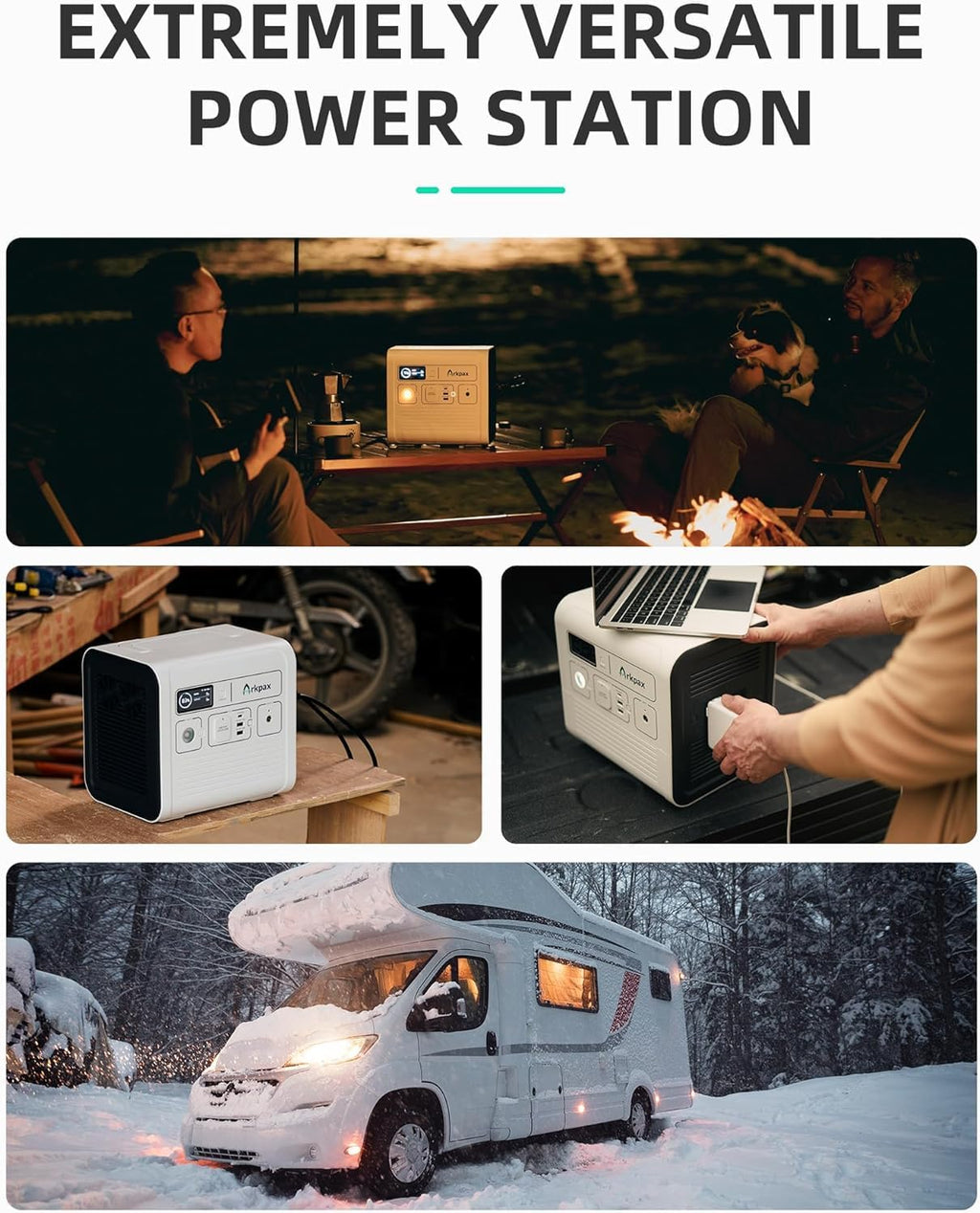 Titan Solar Generator 1051Wh 1200W Portable Power Station for Camping, RV, Home Backup C898679