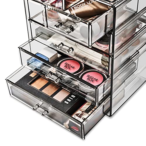 Sorbus Acrylic Makeup Organizer with 3 Large and 4 Small Drawers P627481