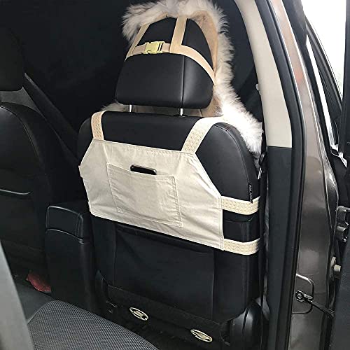 Maples Faux Sheepskin Wool Car Seat Cover for Auto SUV Trucks Universal Fit, Beige I112260
