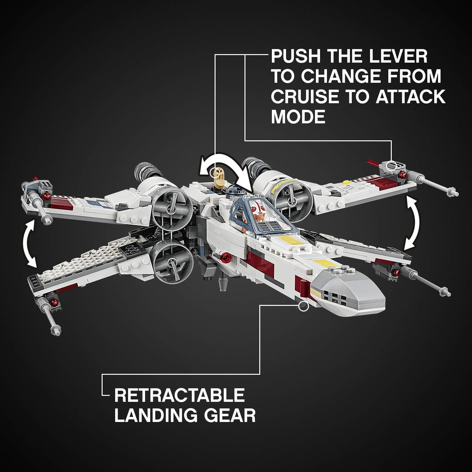 LEGO Star Wars X-Wing Starfighter 75218 Building Kit U7491