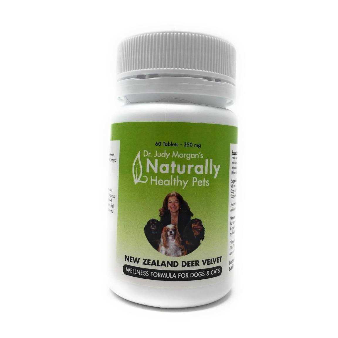 Dr. Judy Morgan's Naturally Healthy Pets New Zealand Deer Velvet Wellness Formula for Dogs & Cats E14131