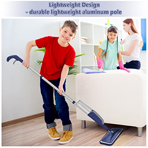 MEXERRIS Spray Mop for Hardwood Floors with 5X Washable Pads S732