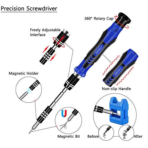 135 in 1 Precision Screwdriver Set for Laptop, PC, Phone & Console Repair F85806