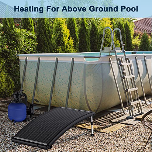 Curve Solar Pool Heater for Above-Ground and Inground Pools W544228
