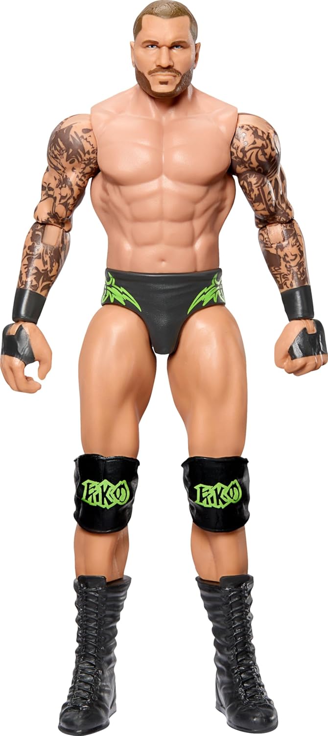 WWE Top Picks Action Figure, 6-inch Collectible Randy Orton with 10 Articulation Points & Life-Like Look