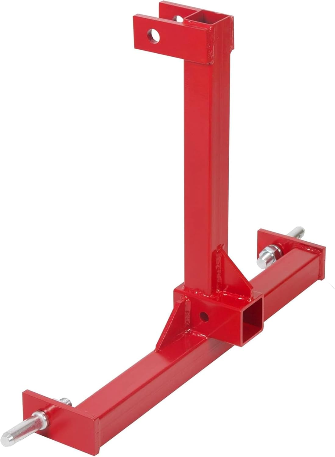 ECOTRIC 3 Point 2" Receiver Trailer Hitch Tractor Drawbar Adapter Red B72759