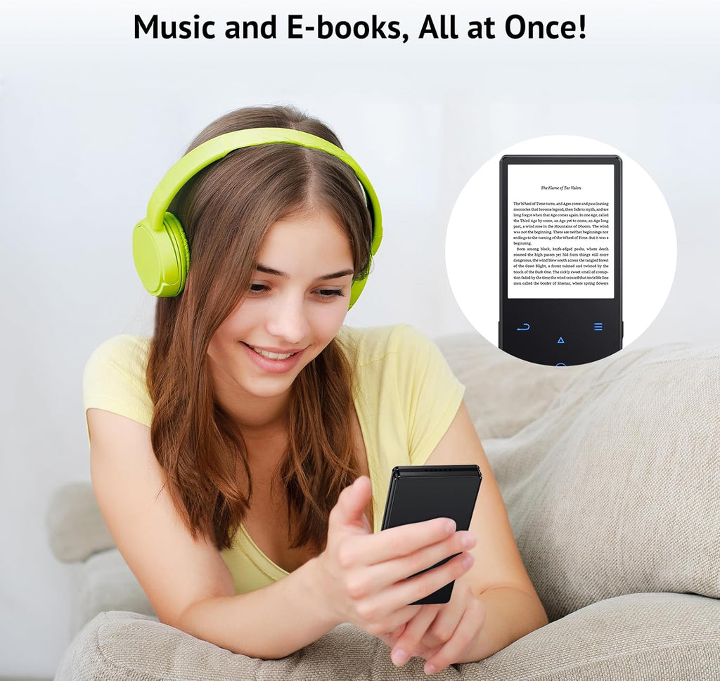 64GB MP3 Player with Bluetooth 5.3, HD Speaker, 2.4" Screen, SD Card Slot U9527