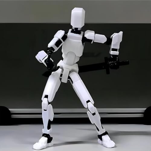 Titan 13 Action Figure Set, 3D Printed Multi-Jointed Dummy Robot (9pcs) Z973804
