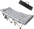 Camping Cot with Mattress, Carry Bag, Cots for Sleeping,Camping Bed Folding Cot for Office Home Outdoor Travel
