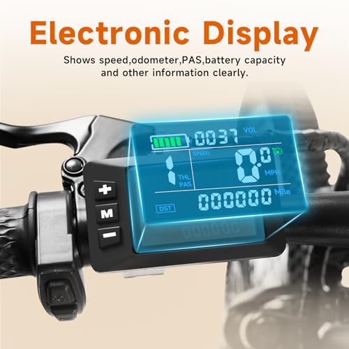 Electric Bike for Adults, 26" Mountain Bike with Removable Battery C883