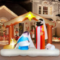 Danxilu 14FT Giant Christmas Inflatables Santa Claus with Wreath Built-in LED Lights, Blow Up Inflatable Christmas Decorations Outdoor for Yard Patio Garden Xmas Party Lawn Holiday Decor