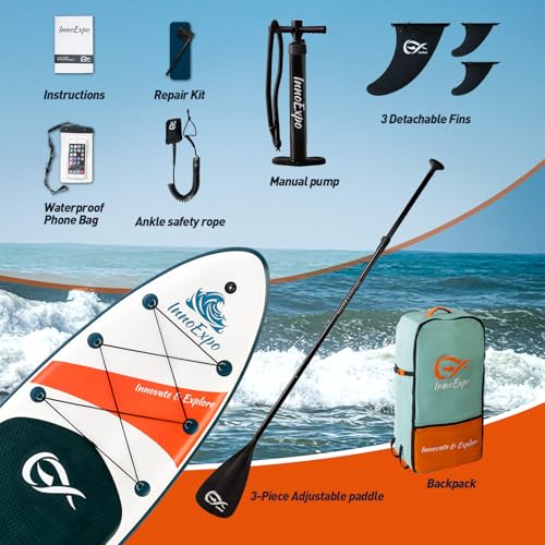 InnoExpo Inflatable Stand Up Paddle Board with Premium Accessories C20354