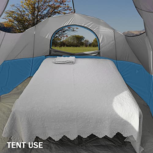 KAMPKEEPER Folding Camping Cot with Inflatable Air Mattress and Carry Bag M949