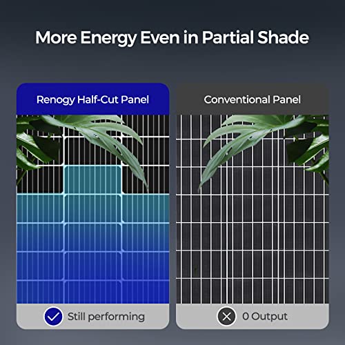 Renogy Bifacial 115 Watt 12 Volt Monocrystalline Solar Panel J494363