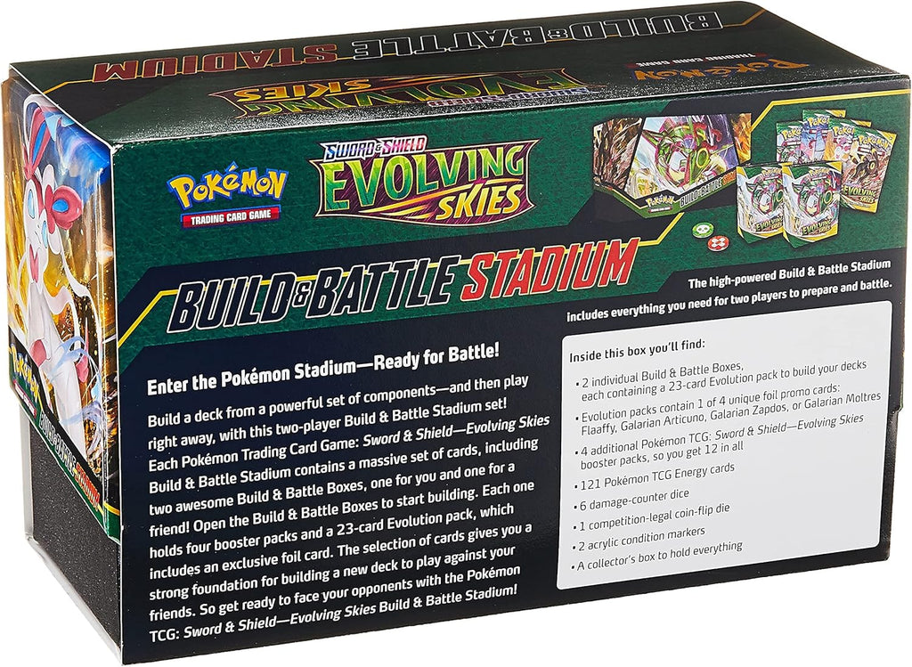 Pokemon TCG Sword & Shield Evolving Skies Build & Battle Stadium I1466