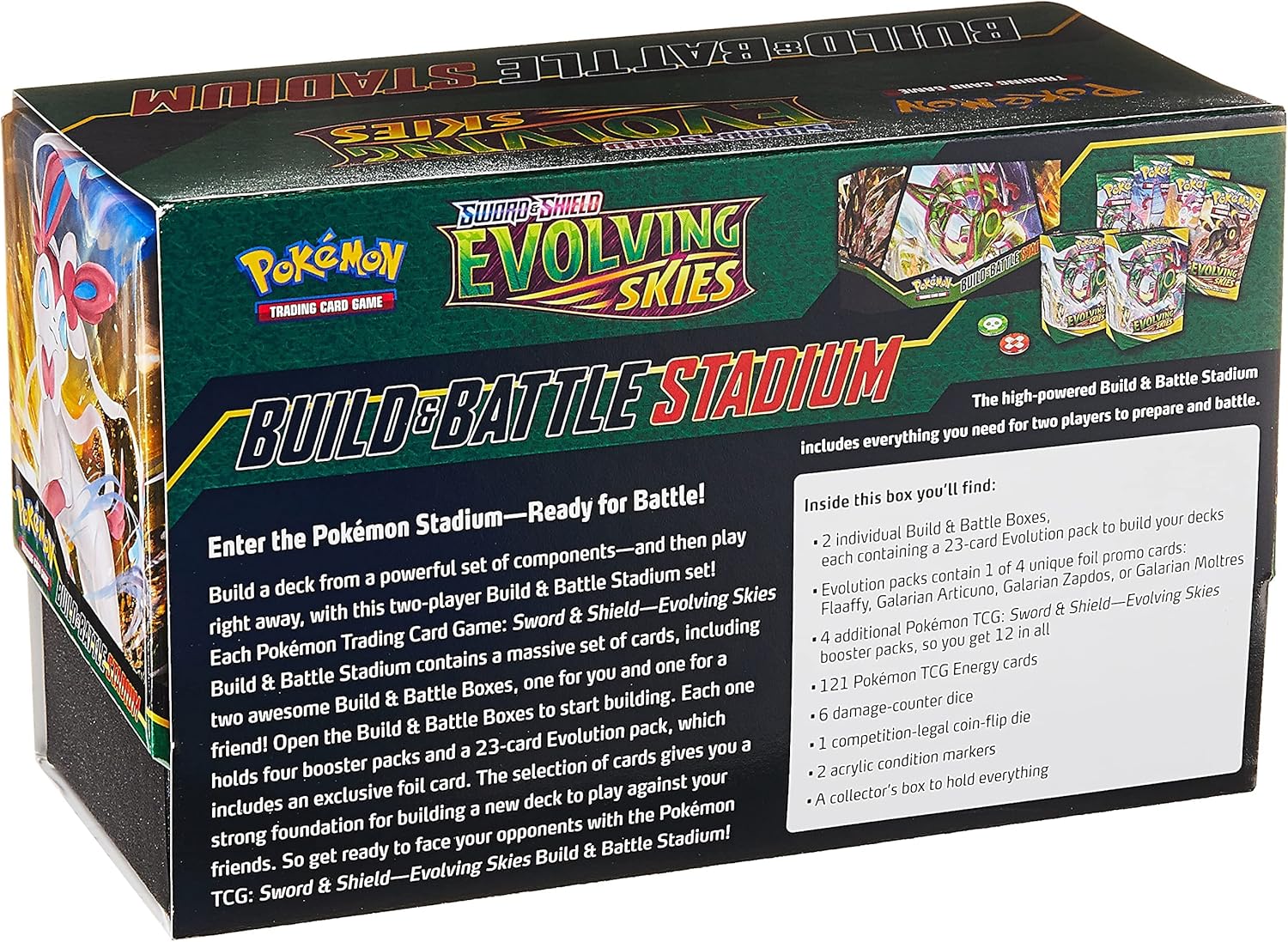 Pokemon TCG Sword & Shield Evolving Skies Build & Battle Stadium I1466