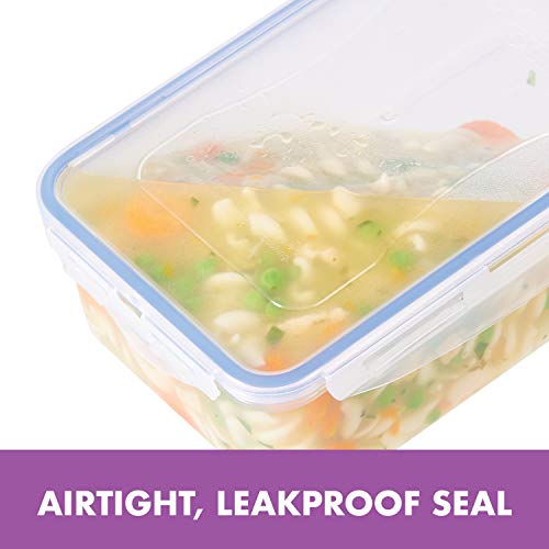 LOCK & LOCK Easy Essentials Food Storage Container Set, 4-Piece, Clear L75557