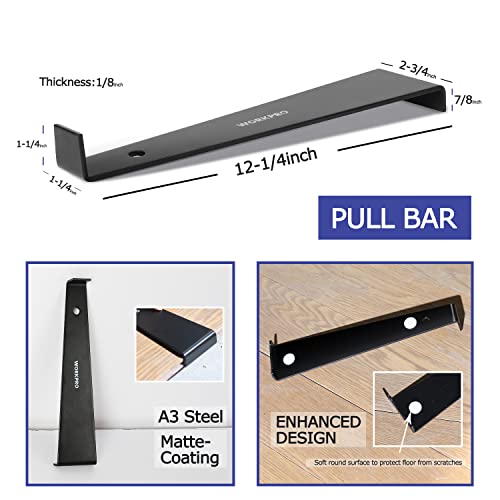 WORKPRO Laminate Flooring Installation Kit with Mallet, Pull Bar, Tapping Block and Spacers F82262