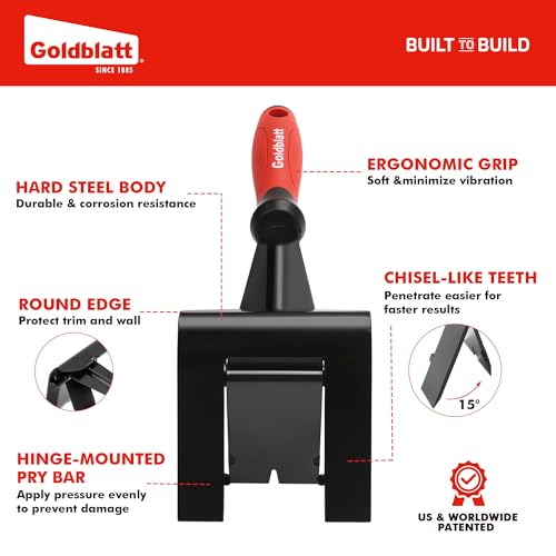 Goldblatt Trim Puller Multi-Tool for Tile, Baseboard & Floor Removal G43805