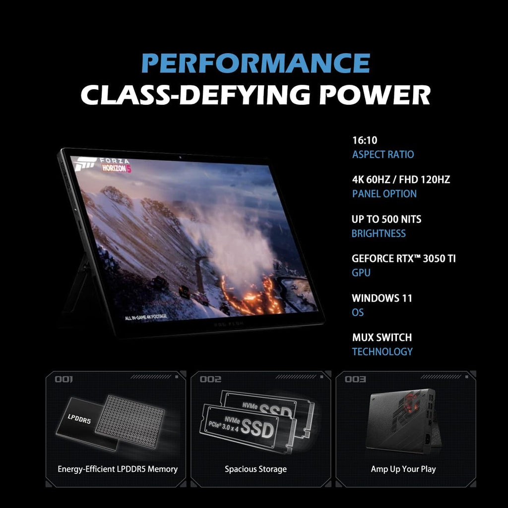 Asus ROG 13.4" Touchscreen 2-in-1 Gaming Tablet, 16GB RAM, 1TB SSD, RTX 3050 Ti X9008