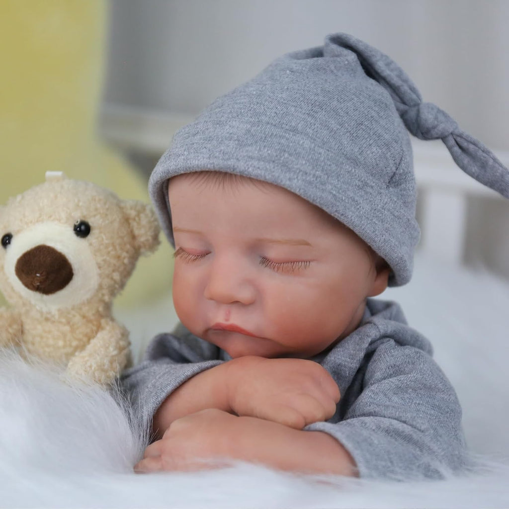 WOOROY Realistic Reborn Baby Doll Levi - 18 Inch Full Vinyl Boy Doll C312