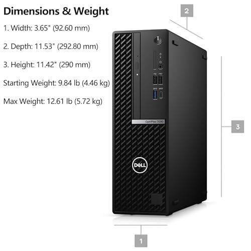 Dell OptiPlex 7000 7090 SFF Business Desktop, i7-11700, 32GB RAM, 1TB SSD, Windows 11 Pro P178815