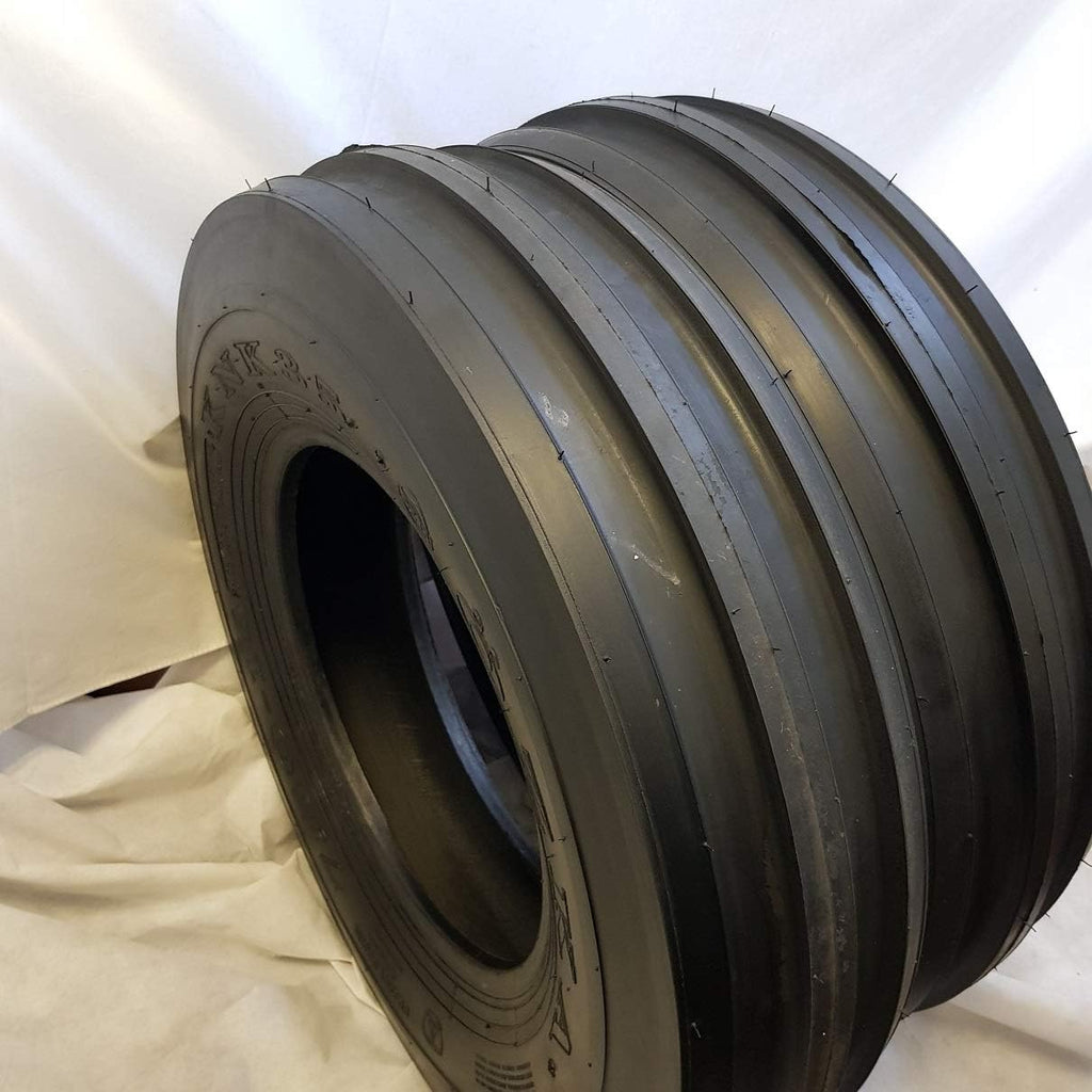 7.50-16 KNK35 8 Ply Road Crew F2 3-Rib Farm Tractor Tires with Tubes Y1968