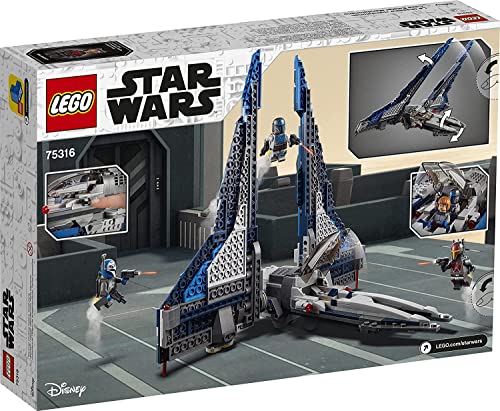 LEGO Star Wars Mandalorian Starfighter 75316 Building Kit with 3 Minifigures, 544 Pieces M4994