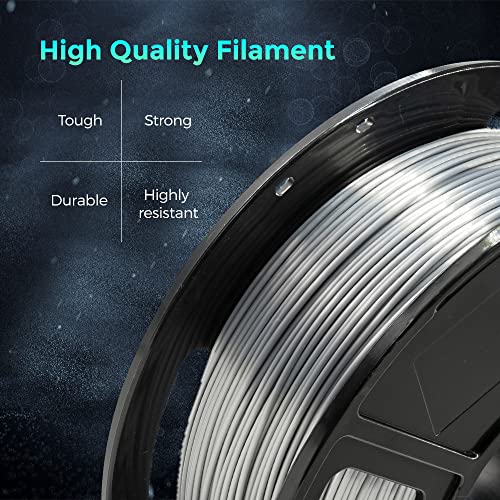 FLASHFORGE Silk PLA 3D Printer Filament 1.75mm 1KG, Multicolored Gradient V83097
