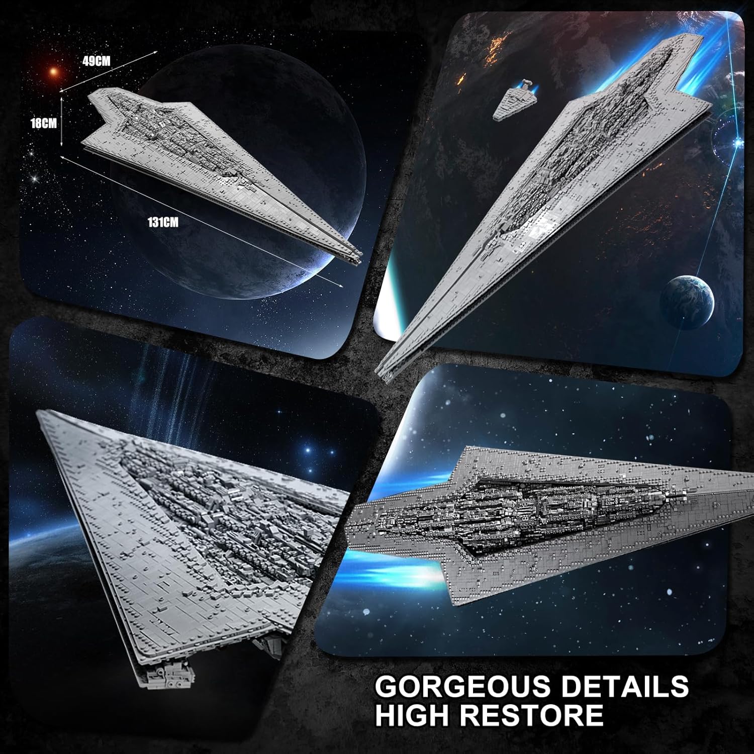 MOC Super Star Destroyer Building Set UCS Executor-Class Dreadnought Blocks for Adults Q9044