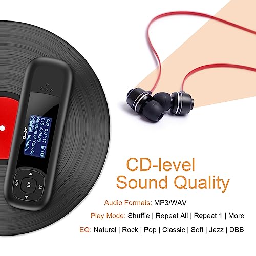 AGPTEK U3 USB Stick MP3 Player with 40GB Storage, FM Radio & Recording Z375576
