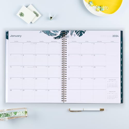 Blue Sky 2024 Weekly and Monthly Planner, 8.5" x 11", Wirebound I56746
