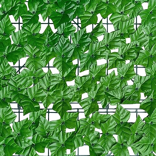 Artificial Ivy Privacy Fence Wall Screen 40x120 in UV-Anti Faux Greenery Backdrop U1001