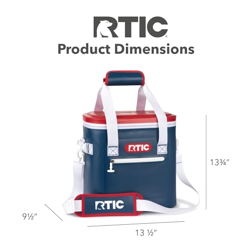 RTIC Soft Cooler 20 Can Insulated Portable Ice Chest Bag C528731