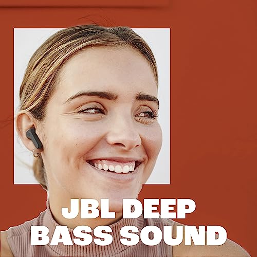 JBL Vibe Beam True Wireless Earbuds with Deep Bass Sound, Bluetooth 5.2, Black X685