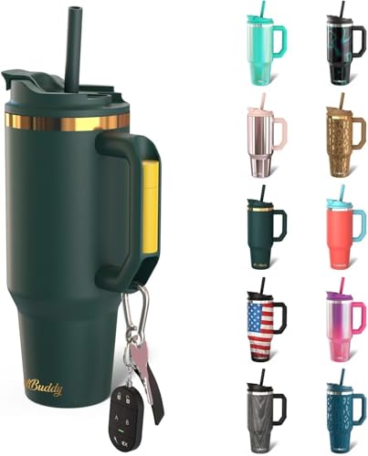 Frost Buddy Thicc Buddy 40 oz Stainless Steel Tumbler with Lid and Straw Q581