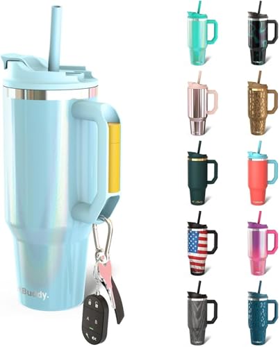 Frost Buddy Thicc Buddy 40 oz Stainless Steel Tumbler with Lid and Straw Q581