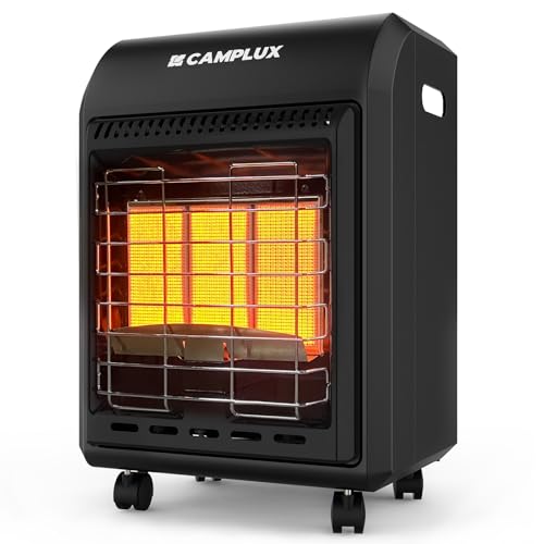 CAMPLUX Portable Propane Heater, 15,000 BTU Outdoor Gas Heater E9748