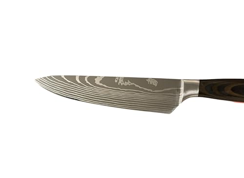 Damascus Steel Kitchen Knife Set of 5 O7210