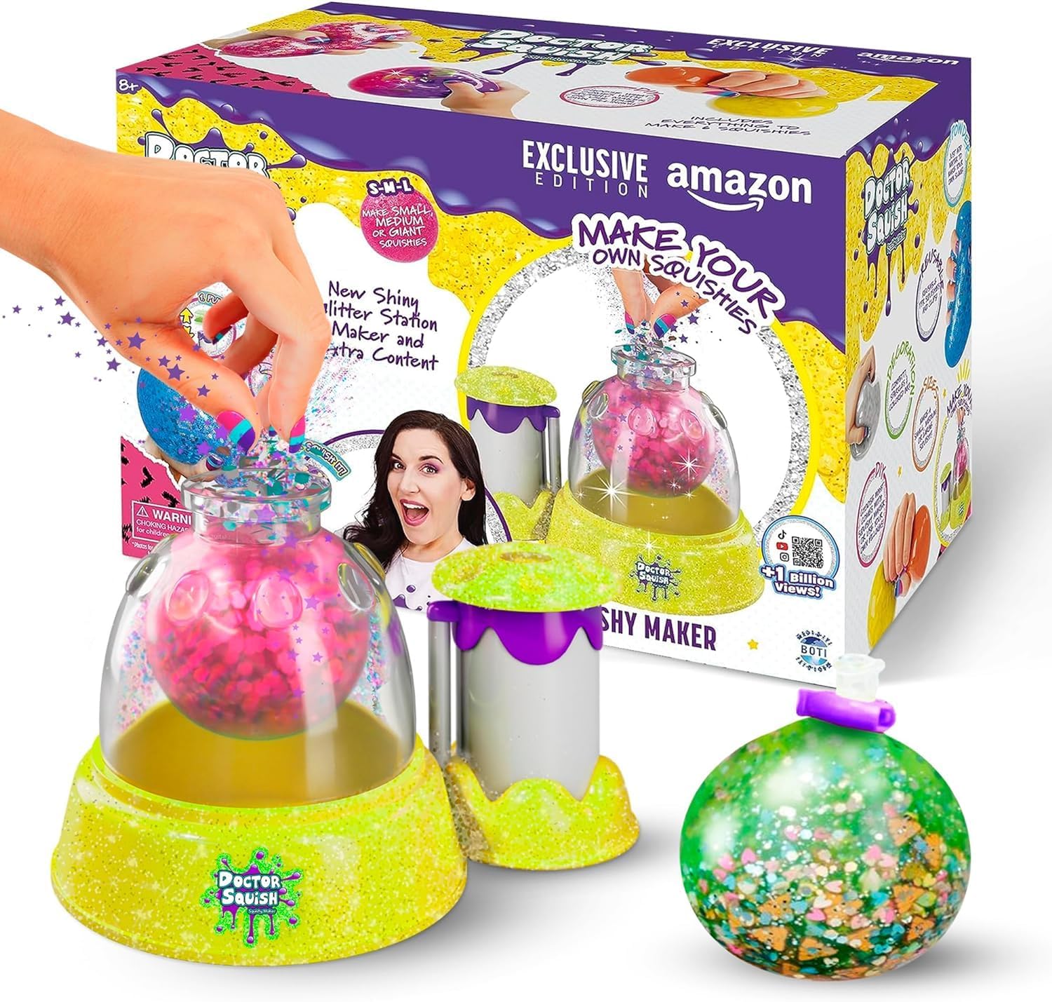Doctor Squish - Squishy Maker Station - Amazon Exclusive Edition - Create Your Very Own Squishies! DIY, for Ages 8 & Up