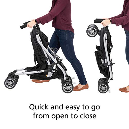 Safety 1st Step Lite Compact Stroller, Lightweight Aluminum Frame, 15 lbs, Greyhound I978