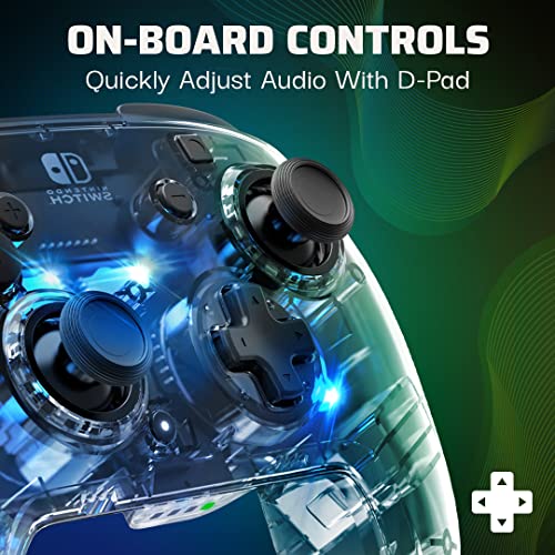PDP Afterglow Wireless Switch Pro Controller with RGB Lighting B6523