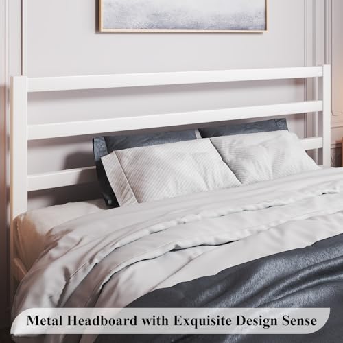 Full Size Heavy Duty Metal Platform Bed Frame with Under Bed Storage, Black R9813