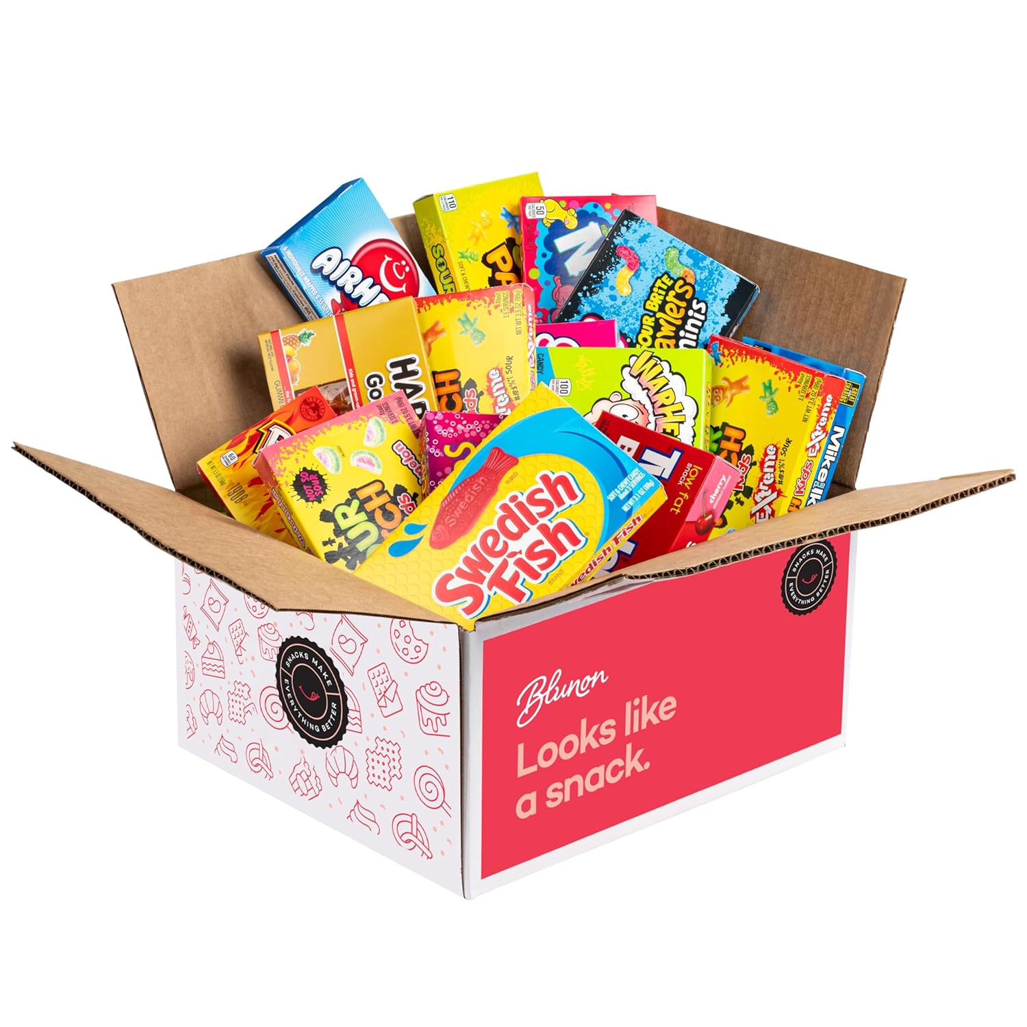 Blunon Movie Theater Candy Assorted Variety Pack, 24 Large Boxes J4627