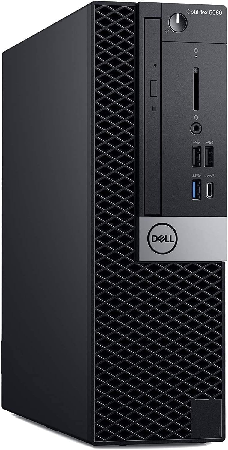 Dell Optiplex 5060 SFF Desktop Computer PC, Core i5-8500 3.0 GHz up to 4.10 GHz, 32GB Ram, 1TB SSD, Keyboard, Mouse, DP, Windows 10 Pro, Black (Renewed)
